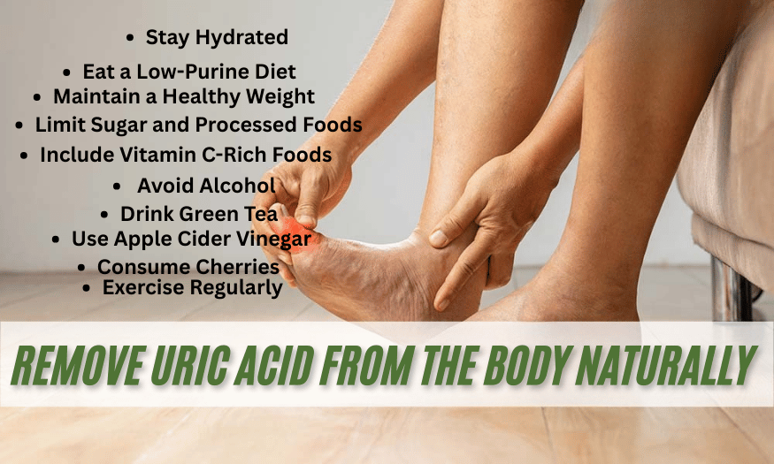 How to Remove Uric Acid from the Body